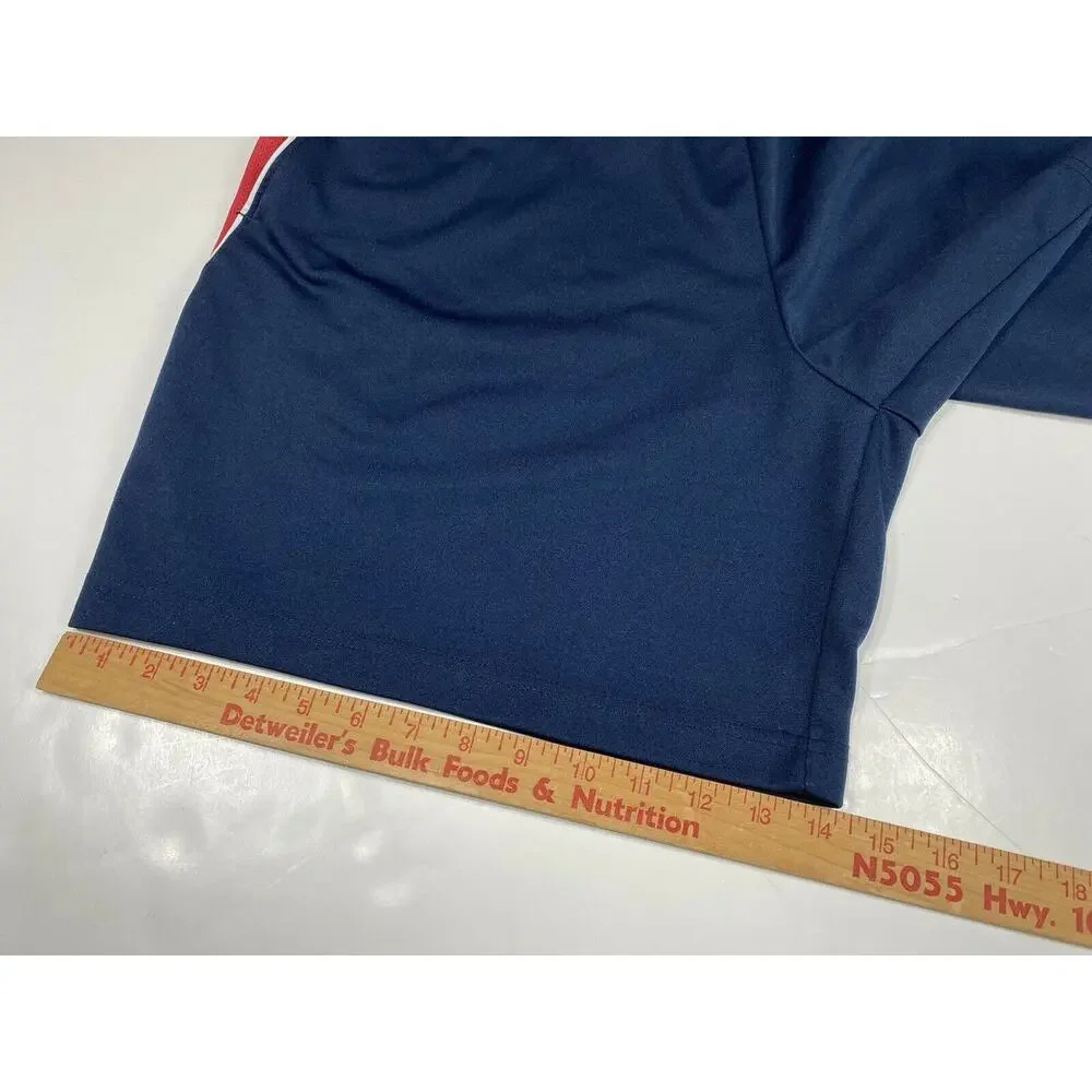 Nike Shorts Mens XL Athletic Basketball Shorts Navy Blue Red